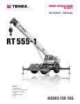 Freecranespecs Com Terex Rt555 1 Crane Specifications Load