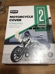 budge motorcycle cover standard size 2