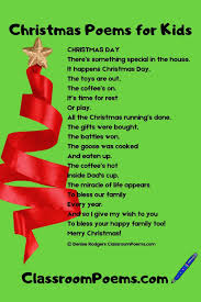 christmas poems for kids