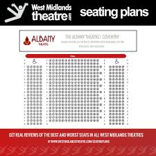 West Midlands Theatre Seating Plan For Albany Theatre