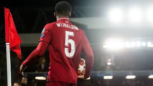His jersey number is 5. Gini Wijnaldum Reveals Why He Wears Lucky Number Five Names Childhood Idol 90min