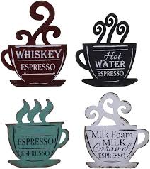 Firefly Coffee Cup Wall Decor Metal