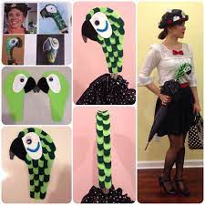 Diy this mary poppins costume with a long blue skirt, white blouse, red bow tie, black hat, and umbrella! Andrea Medina On Twitter Mary Poppins Costume Mary Poppins Halloween Mary Poppins
