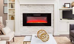 Off On 1500w 50in Electric Fireplace