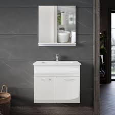 White Bathroom Vanity Unit