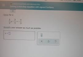 solved o linear equations and