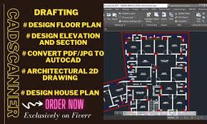 floor plan pdf jpg convert to autocad