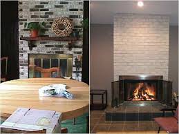 Brick Fireplace Paint Kit For A Modern