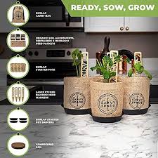 Indoor Herb Garden Starter Kit Non