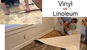 difference between vinyl and linoleum