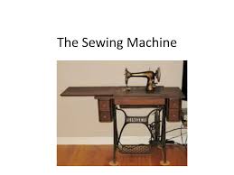 ppt the sewing machine powerpoint