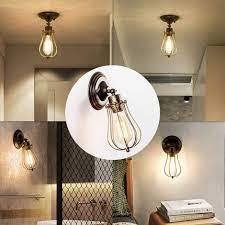 Country Style Wall Lamp Retro Metal