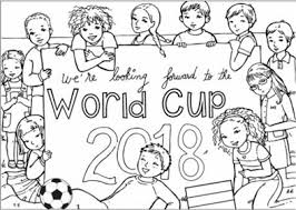 This handy set of colouring sheets gives your children the opportunity to practise their colouring and fine motor skills, as well as giving them something lovely to take home with them or put up on display. Children And World Cup 2018 Coloring Page Free Printable Coloring Pages For Kids