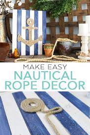 nautical rope decor you can make in