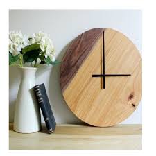 Willow Rustic Wooden Wall Clock