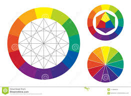 Color Wheel Vector Illustration Stock Vector Illustration