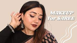 simple elegant makeup for saree