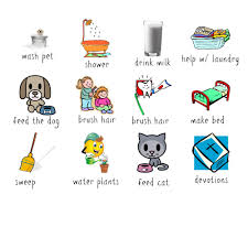 Free Printable Chore Chart Icons Chore Chart Kids Free