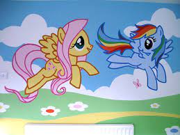 my little pony mural kids art murals