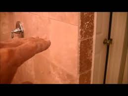 installing tile in fibergl shower