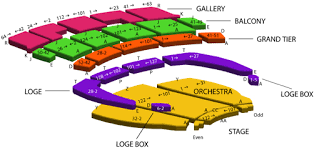 Orpheum Theatre Detailed Seating Chart Seating Details
