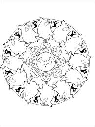 Free Halloween Mandala Coloring Pages Amazingbread Co