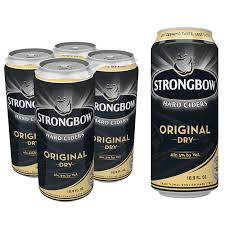 strongbow dry 4pk 16 9oz can 5 0 abv