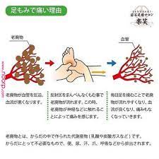 足もみと痛み 足を揉むと痛みが出るのはなぜか 足の反射区 一般的にはツボ やその周辺についている老廃物が 神経などに触れることによって痛みを感じます 運動不足であったり 初めて足を揉んだり 同じ姿勢をとり続けたり 座り続けたり 立ち続けたり massage