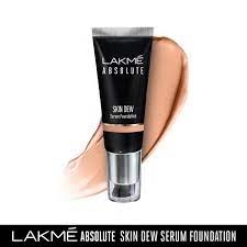 lakme absolute skin dew serum foundation cool ivory 30g