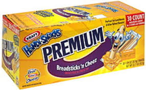 handi snacks breadsticks cheese dip