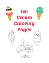 Summer ice cream coloring page. Free Ice Cream Coloring Pages For Easy Summer Fun Rock Your Homeschool
