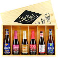 fruity belgian beers gift set