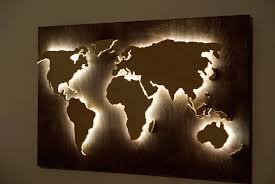 12 Best World Map Wall Art Designs To