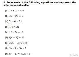 Linear Equation Class 7th Brainly In