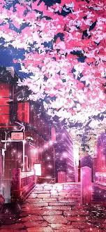 anime cherry trees hd wallpapers pxfuel