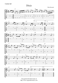 Here's the lowdown on how to read my chord charts. Free Sheet Music Scores Free Guitar Tab Sheet Music Dixie Guitar Tabs Easy Guitar Songs Guitar Tabs Songs