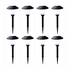 We researched the top picks to help you find the right one for your needs. Hampton Bay Solar Black Outdoor Integrated Led Landscape Path Light With Ribbed Pattern Glass Lens 8 Pack Nxt 12112 The Home Depot