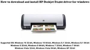 Download hp deskjet d1663 printer software/driver 14.1.0 (printer / scanner) How To Download And Install Hp Deskjet D1460 Driver Windows 10 8 1 8 7 Vista Xp Youtube