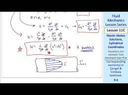 Fluid Mechanics Lesson 11c Navier