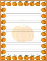 FREE  Fall Lined Writing Paper  Large lines   perfect for young     Pinterest My students love fun writing paper  I have included   pages of fall themed  writing stationery for primary grades and   pages for intermediate grades 