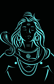 mahakal in neon hd wallpaper