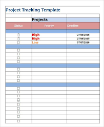 project tracker excel 5 free excel