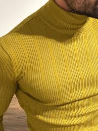 Shop for yellow turtleneck sweater online at target. Yellow Slim Fit Turtleneck Sweater By Gentwith Com With Free Shipping