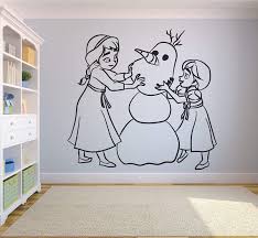 Elsa Anna Olaf Frozen Wall Decals For