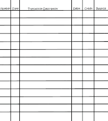 Spreadsheet Template Free Printable Check Register Sheets Ne