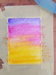 How To Paint A Watercolor Sunset For