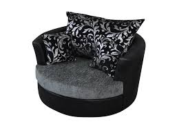 Large Swivel Round Cuddle Chair