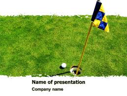 Marked Golf Hole Free Presentation Template For Google