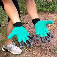 Gardening Gloves With Claws Digging