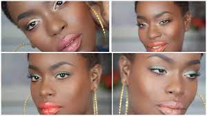 summer makeup looks for dark skin